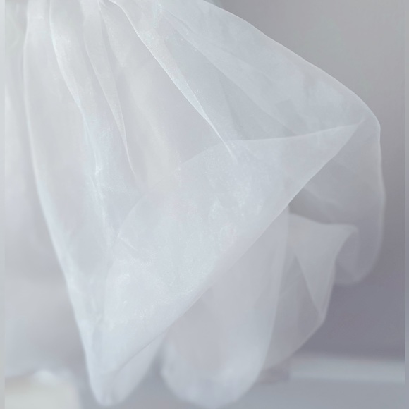 David’s Bridal flower girl/party dress White 3T - Picture 6 of 9